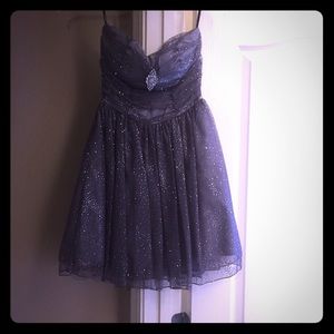 Silver Prom or Homecoming Dress